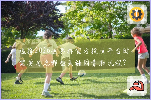 选择2026世界杯官方投注平台时，需要考虑哪些关键因素和流程？